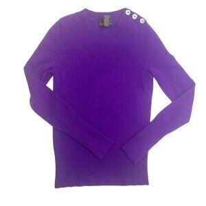 Fenn Wright Manson Cashmere Sweater Purple Color Ladies Size XSMALL